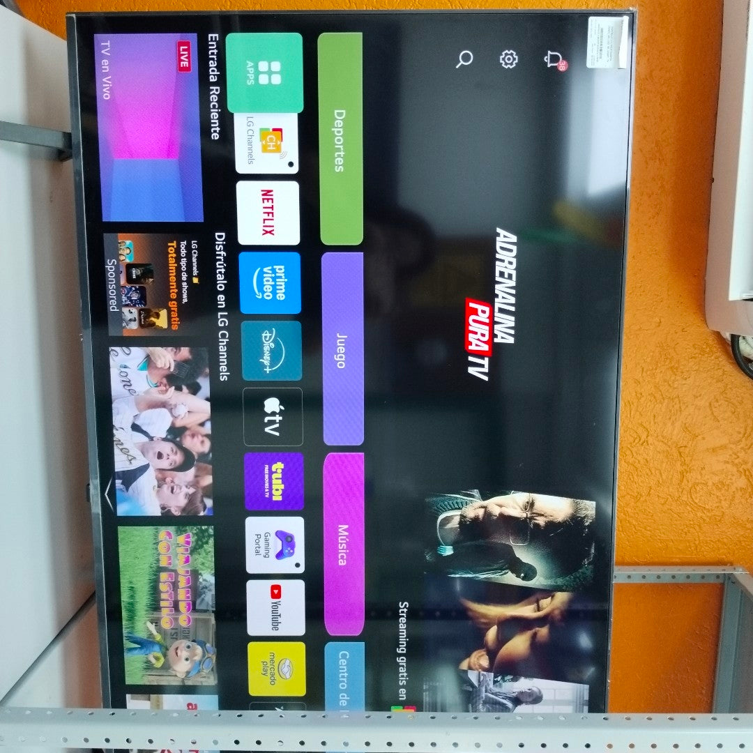 PANTALLA LG 55UR7800PSB (2024) 55" LED 4K (SEMINUEVO)