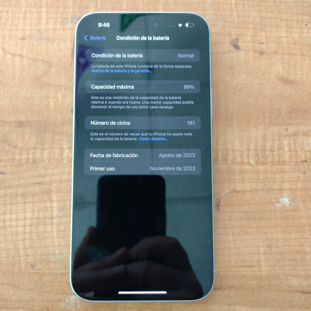 CELULAR APPLE IPHONE 15 PLUS A3096 128 GB 6 GB RAM (SEMINUEVO)