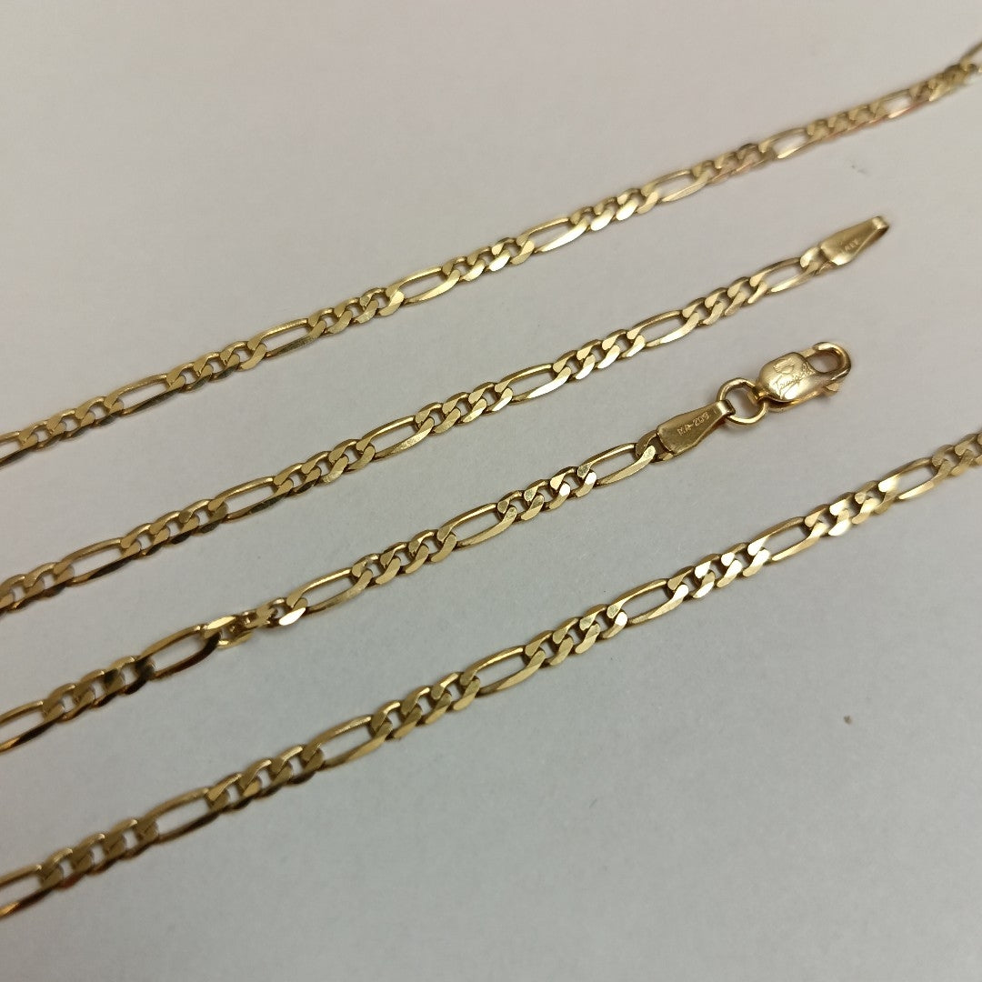 CADENAS CARTIER 3 1 AMARILLA ORO 10K 4.5 (NUEVO)