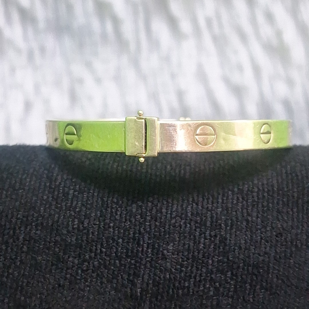 PULSERA RIGIDA ORO 10 K 5,50 GRMS (SEMINUEVO)