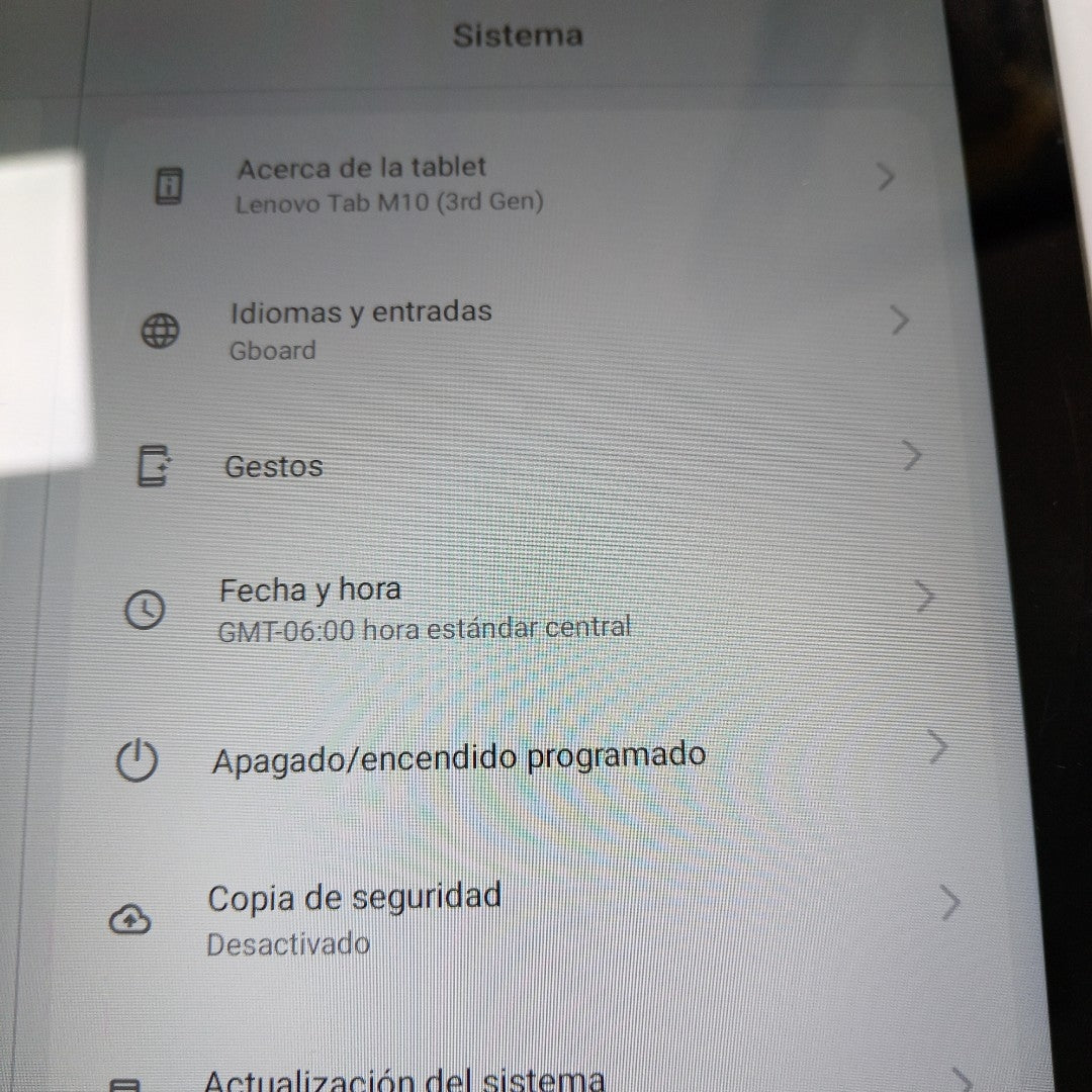 TABLETA LENOVO TAB M10 3 TB328FU 64 GB 4 GB RAM (SEMINUEVO)