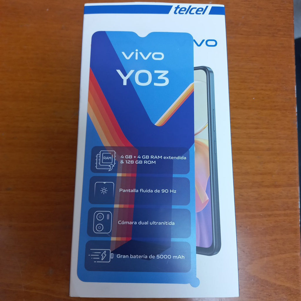 CELULAR VIVO Y03 V2332 (2024) 128 GB 4 GB RAM (SEMINUEVO)