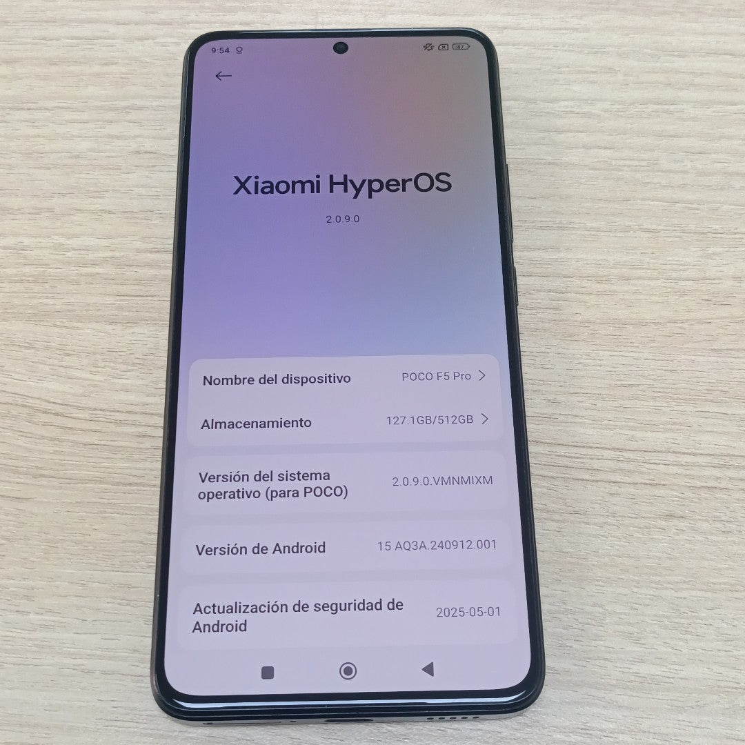 CELULAR XIAOMI POCO F5 PRO 23013PC75G (2023) 512 GB 12 GB RAM (SEMINUEVO)