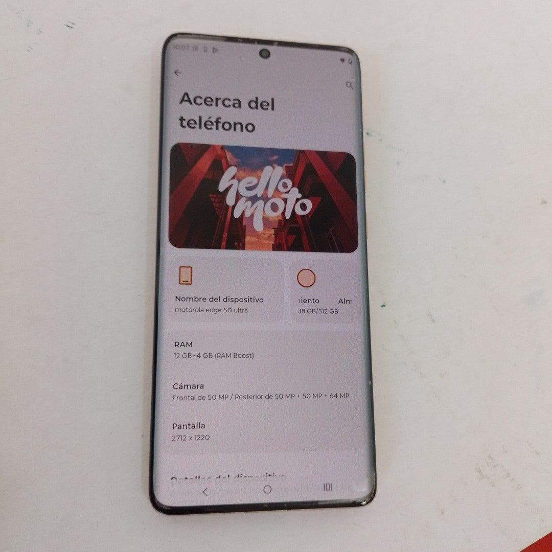 CELULAR MOTOROLA EDGE 50 ULTRA XT2401-1 (2024) 512 GB 12 GB RAM (SEMINUEVO)