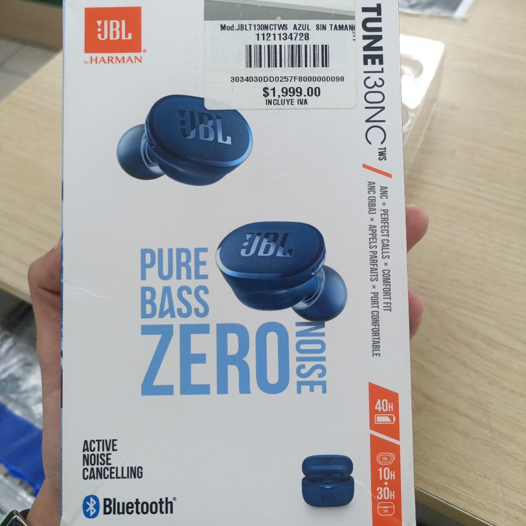 AUDIFONOS JBL TUNE 130NC TWS INALAMBRICO IN EAR (SEMINUEVO)