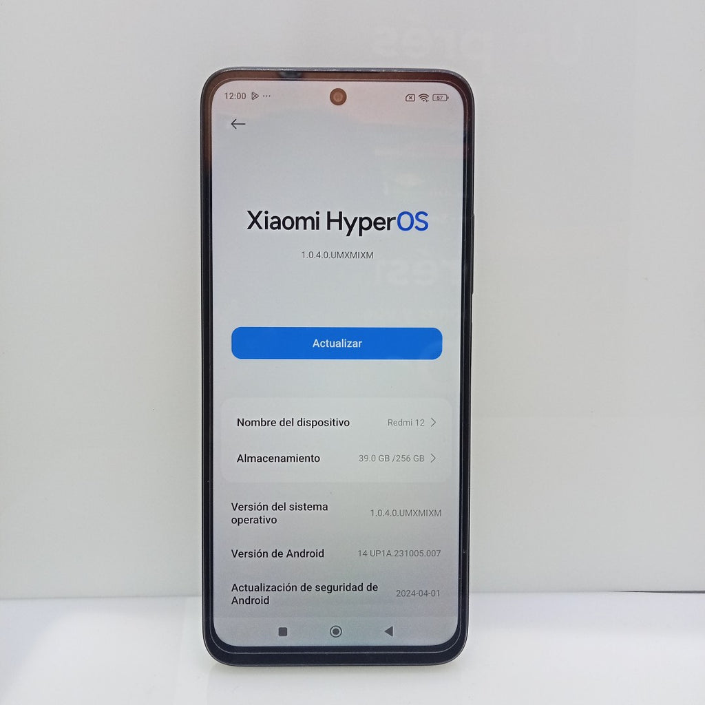 CELULAR XIAOMI REDMI 12 23053RN02L 256 GB 8 GB RAM (SEMINUEVO)