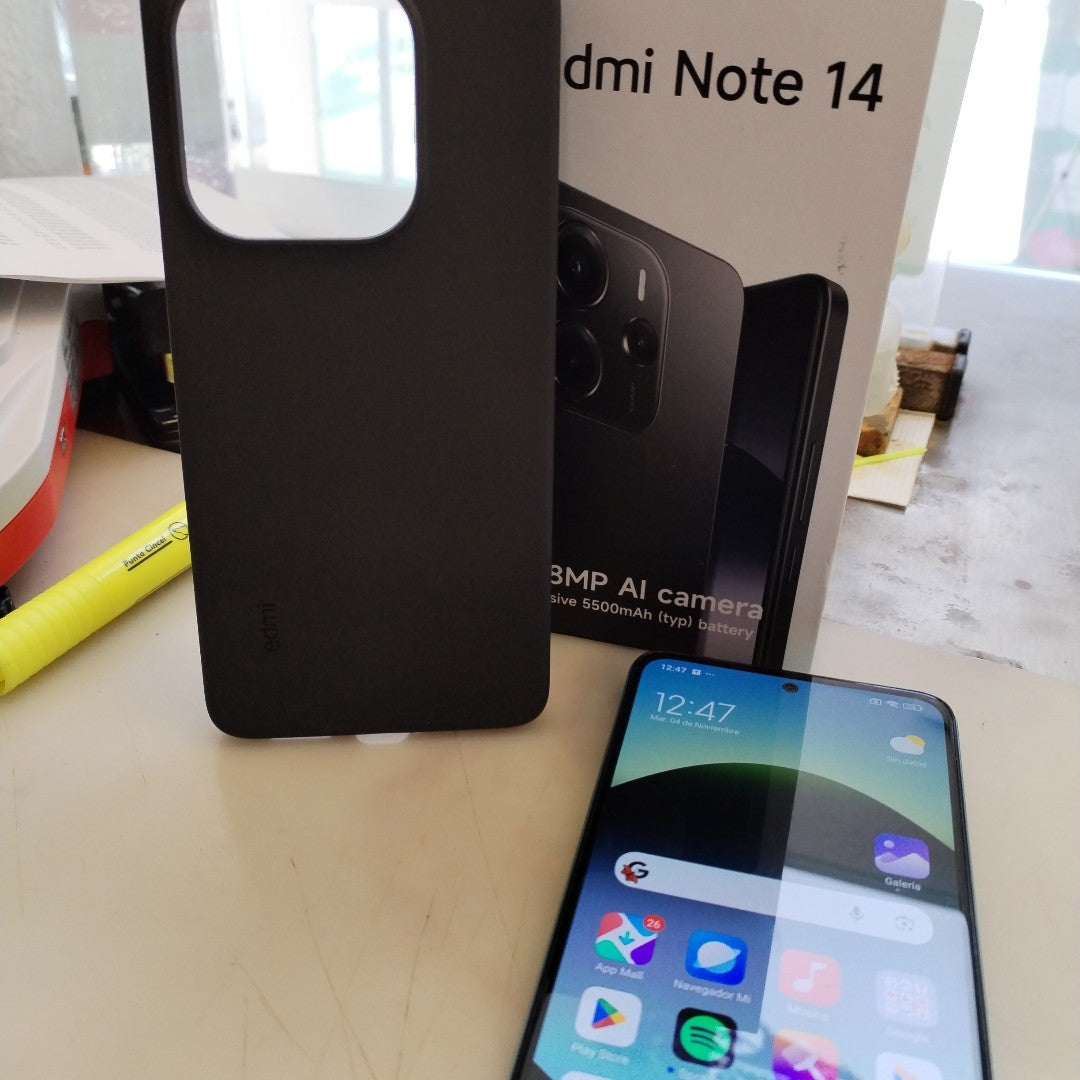 CELULAR XIAOMI REDMI NOTE 14 24117RN76L (2025) 256 GB 8 GB RAM (SEMINUEVO)