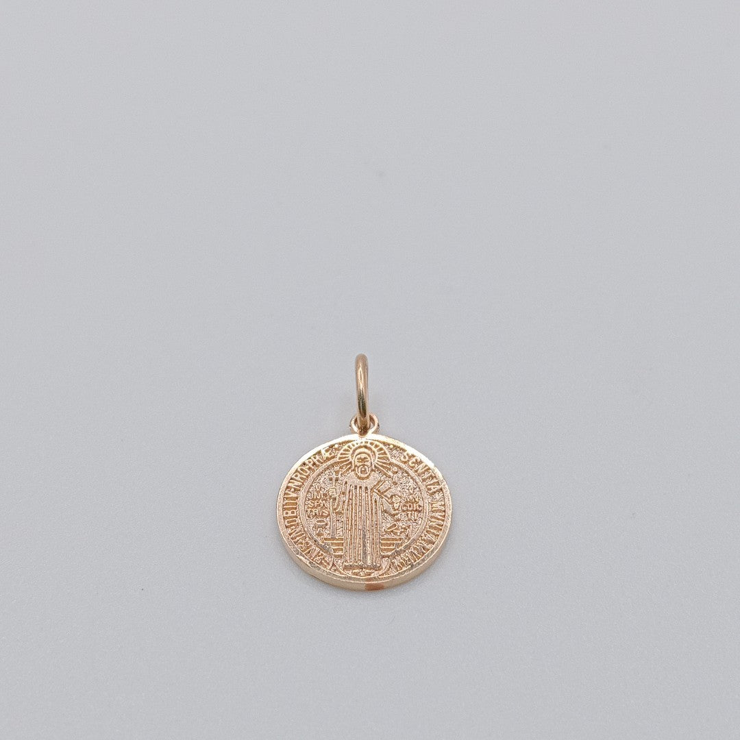 DIJE, MEDALLA RELIGIOSA. ORO. 14 K 2.1 GRMS (SEMINUEVO)