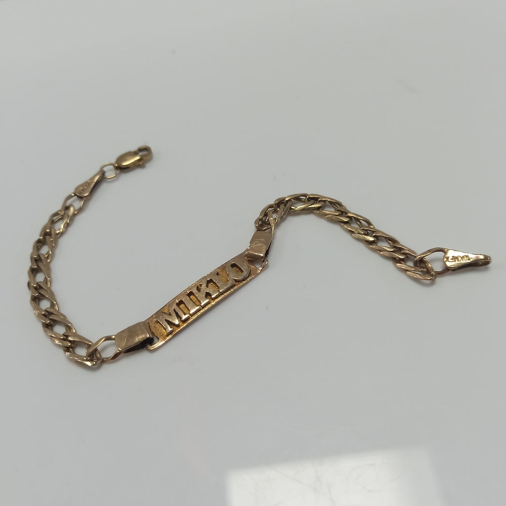 ESCLAVA. ORO. 10 K 3.9 GRMS (SEMINUEVO)