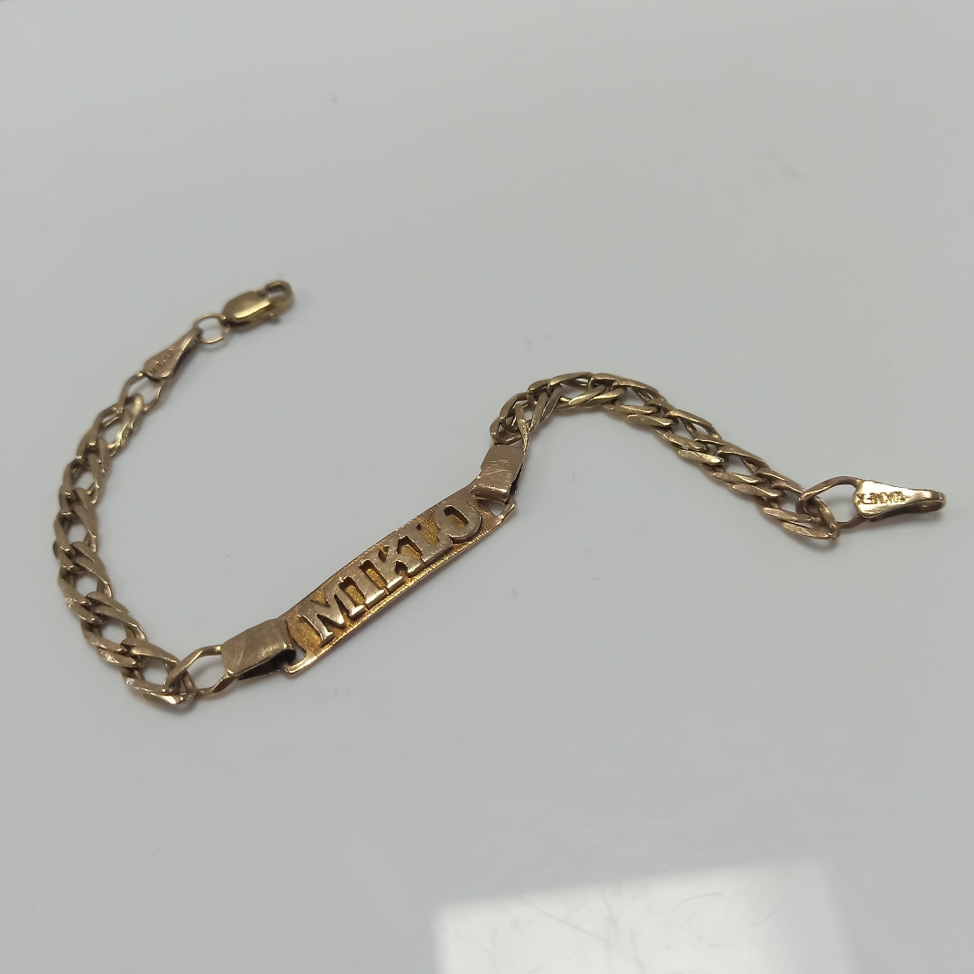 ESCLAVA. ORO. 10 K 3.9 GRMS (SEMINUEVO)