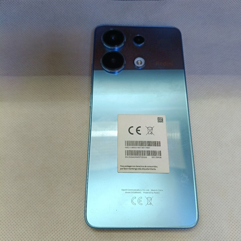 CELULAR XIAOMI REDMI NOTE 13 23129RA5FL (2024) 256 GB 8 GB RAM (SEMINUEVO)