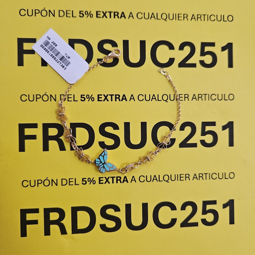 PULSERAS DAMA ORO 14K 4.4 (NUEVO)