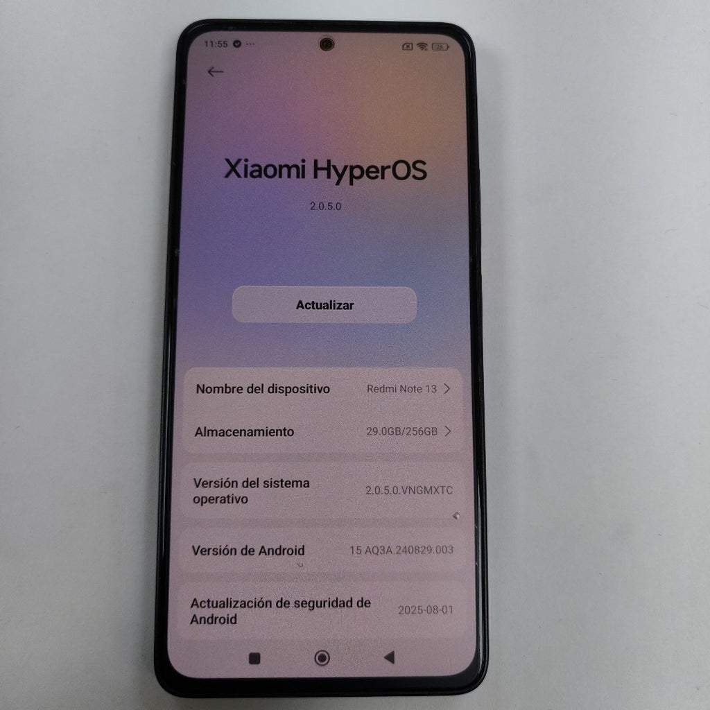 CELULAR XIAOMI REDMI NOTE 13 23129RA5FL (2024) 256 GB 8 GB RAM (SEMINUEVO)