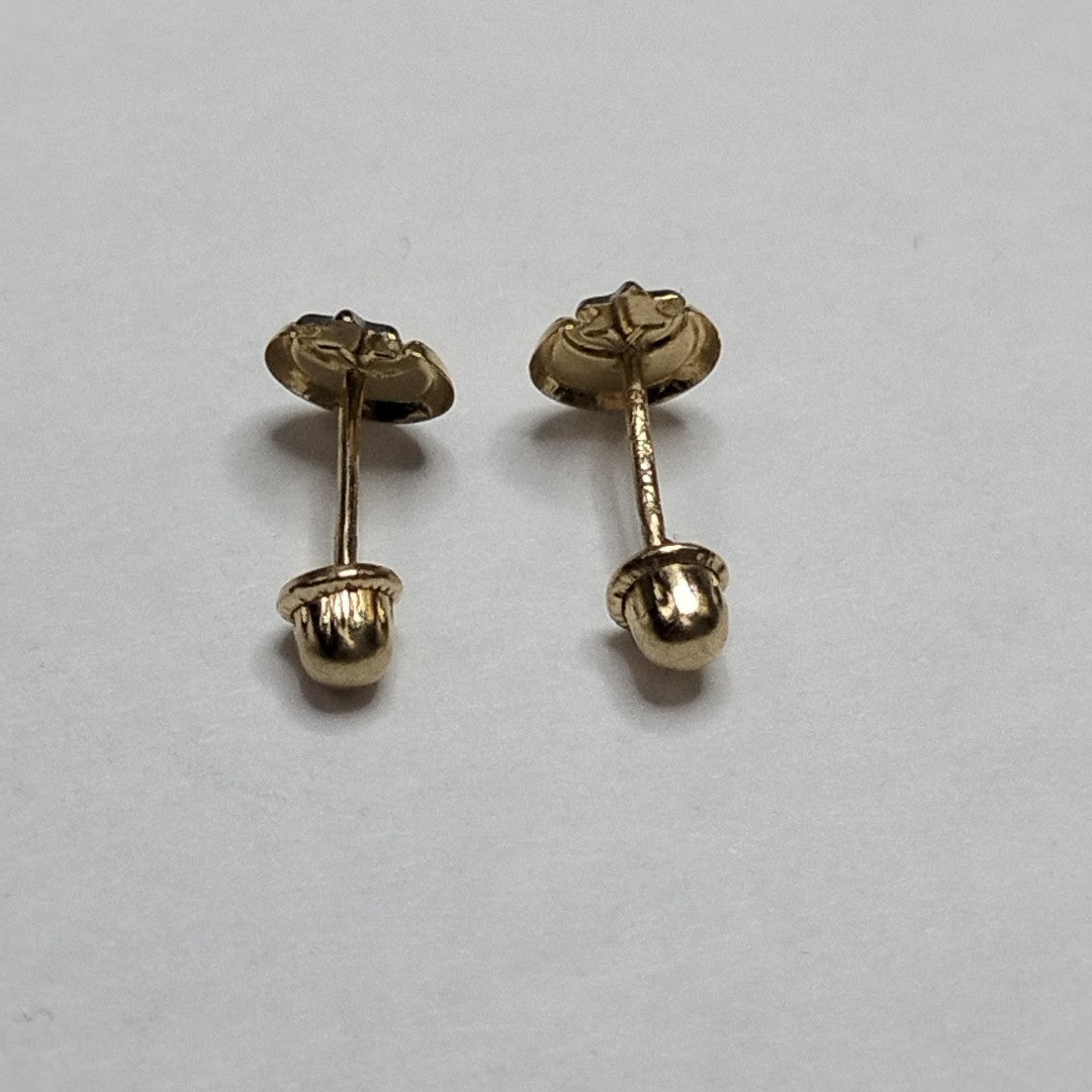 BROQUELES ORO 14K 1 (NUEVO)