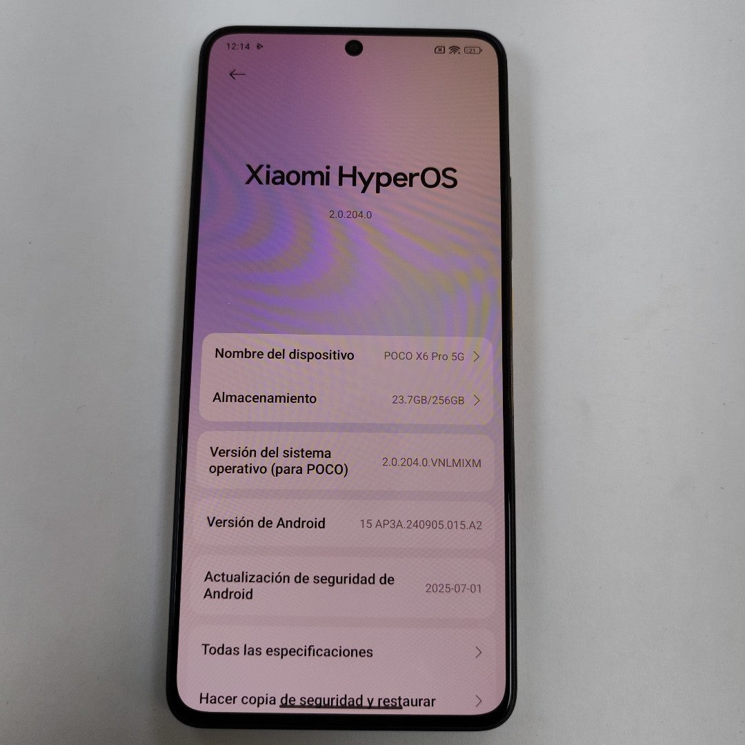 CELULAR XIAOMI POCO X6 PRO 2311DRK48G (2024) 256 GB 8 GB RAM (SEMINUEVO)