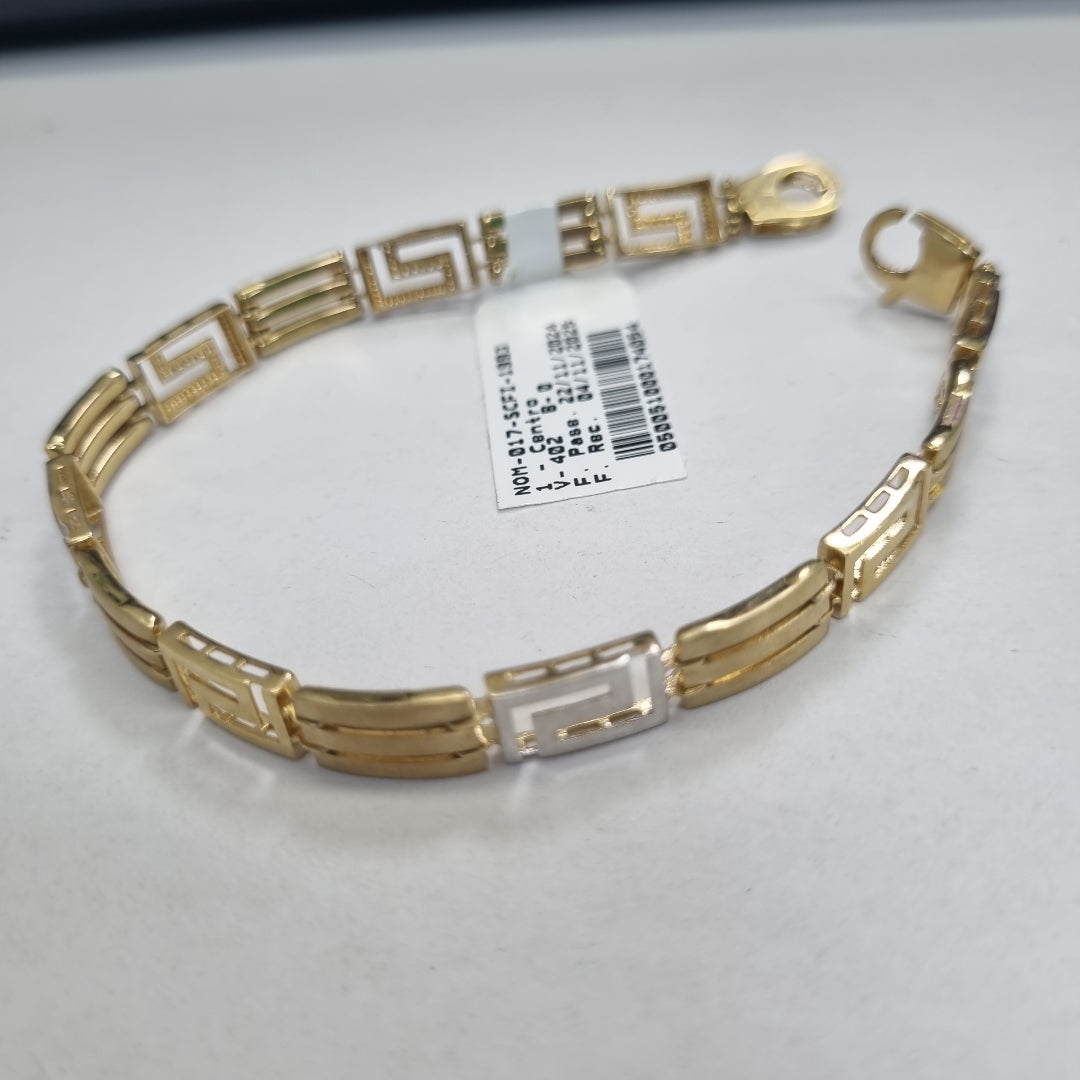 PULSERAS CABALLERO ORO 14K 10.7 (NUEVO)