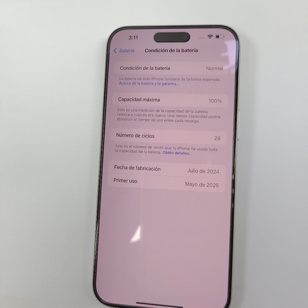 CELULAR APPLE IPHONE 15 PRO MAX A3105 (2023) 256 GB 8 GB RAM (SEMINUEVO)