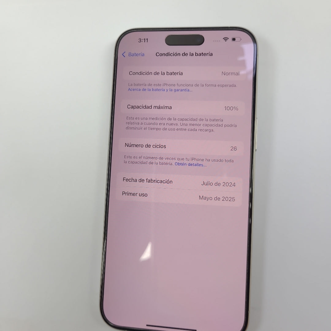 CELULAR APPLE IPHONE 15 PRO MAX A3105 (2023) 256 GB 8 GB RAM (SEMINUEVO)