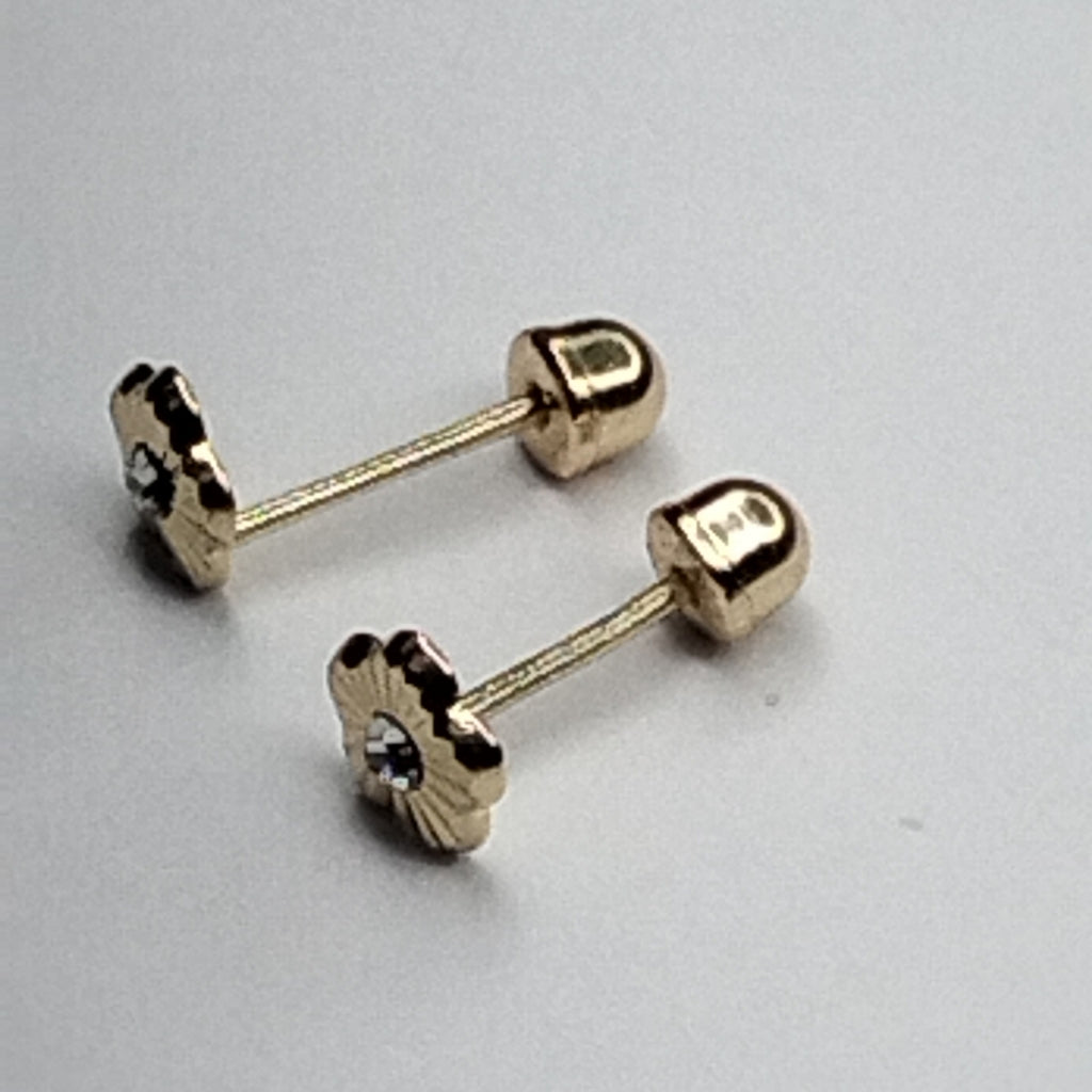 BROQUELES ORO 14K 1 (NUEVO)