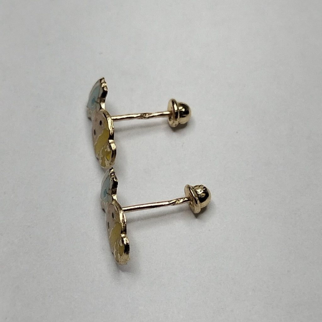 BROQUELES ORO 10K 1 (NUEVO)