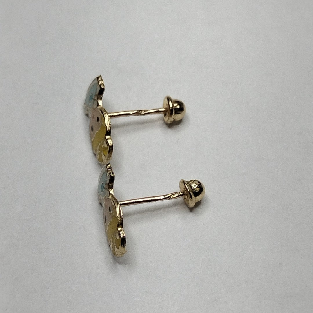 BROQUELES ORO 10K 1 (NUEVO)