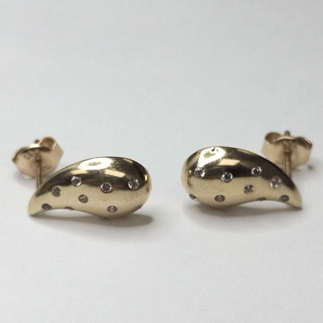 BROQUELES ORO 14K 2 (NUEVO)