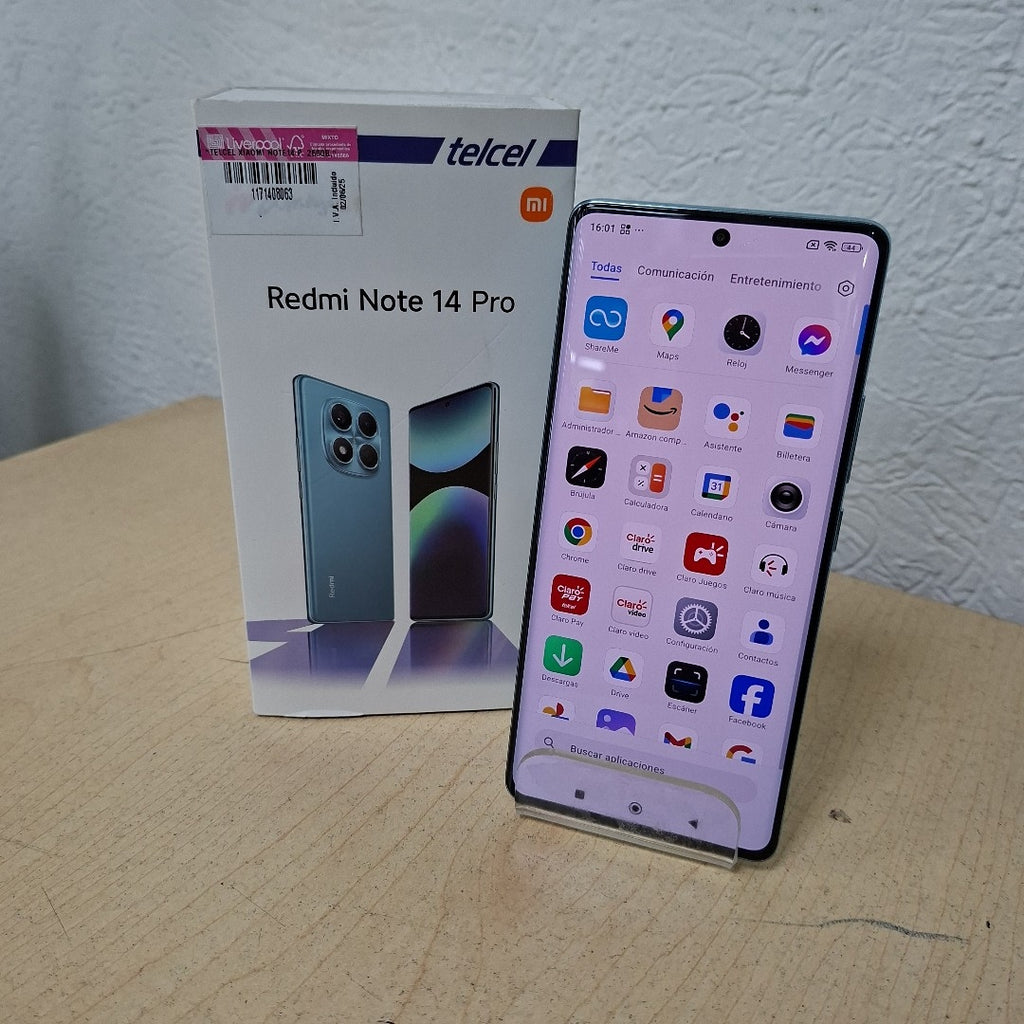 CELULAR XIAOMI REDMI NOTE 14 PRO 24116RACCG (2024) 256 GB 8 GB RAM (SEMINUEVO)