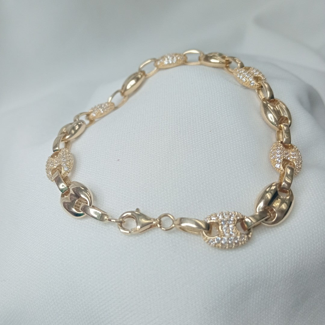 PULSERAS DAMA ORO 14K 10.9 (NUEVO)
