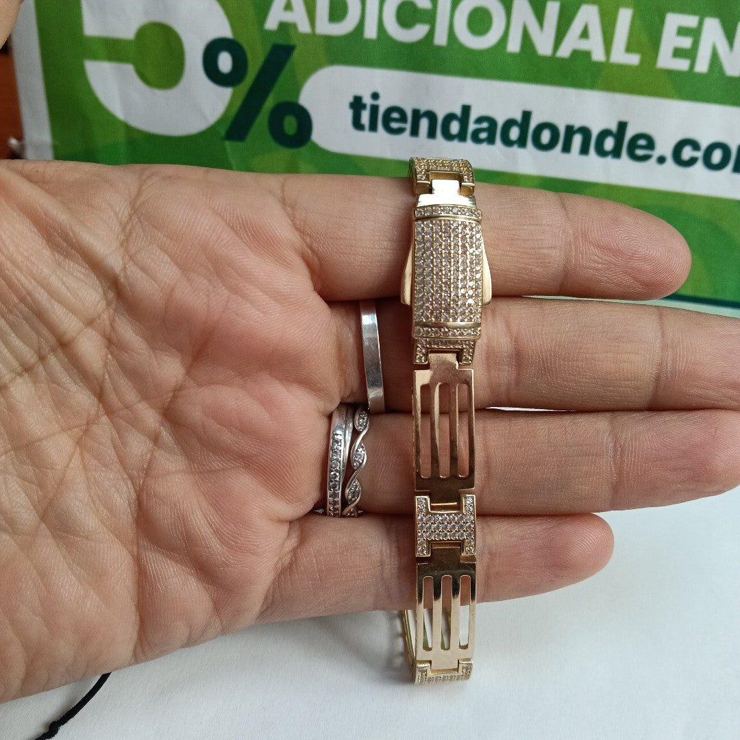 PULSERAS CABALLERO ORO 14K 21.6 (NUEVO)