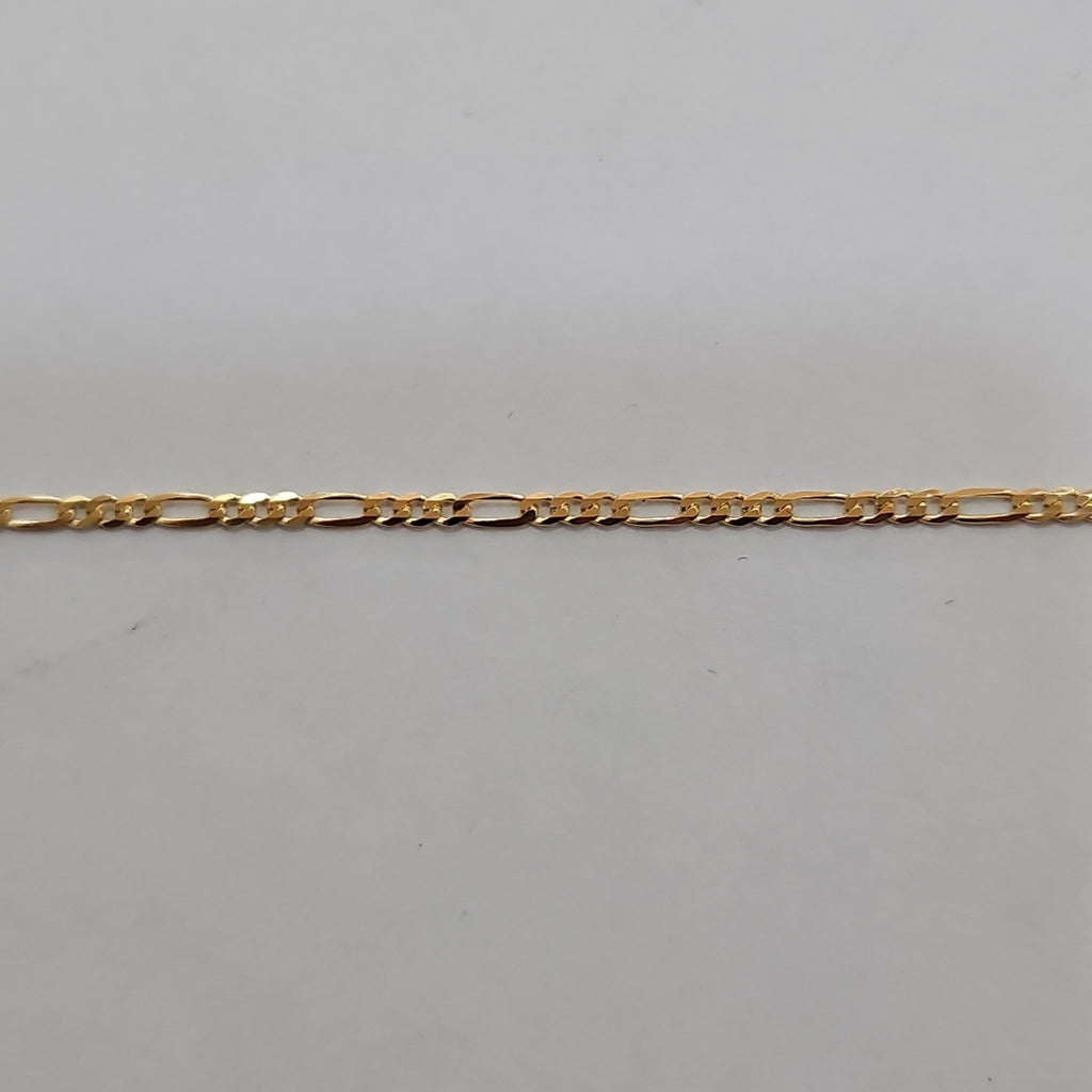 CADENAS CARTIER 3 1 AMARILLA ORO 14K 3.3 (NUEVO)