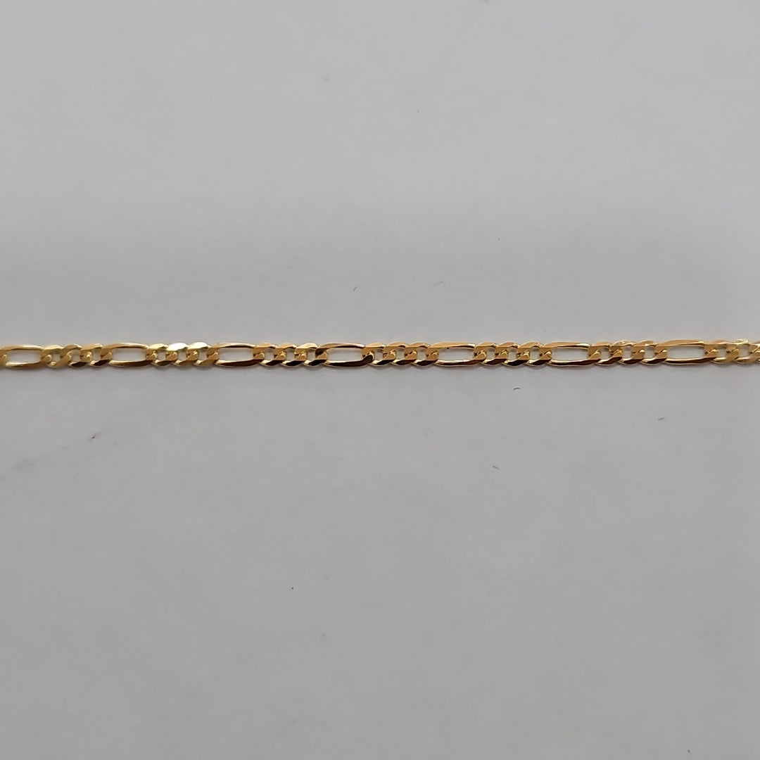 CADENAS CARTIER 3 1 AMARILLA ORO 14K 3.3 (NUEVO)