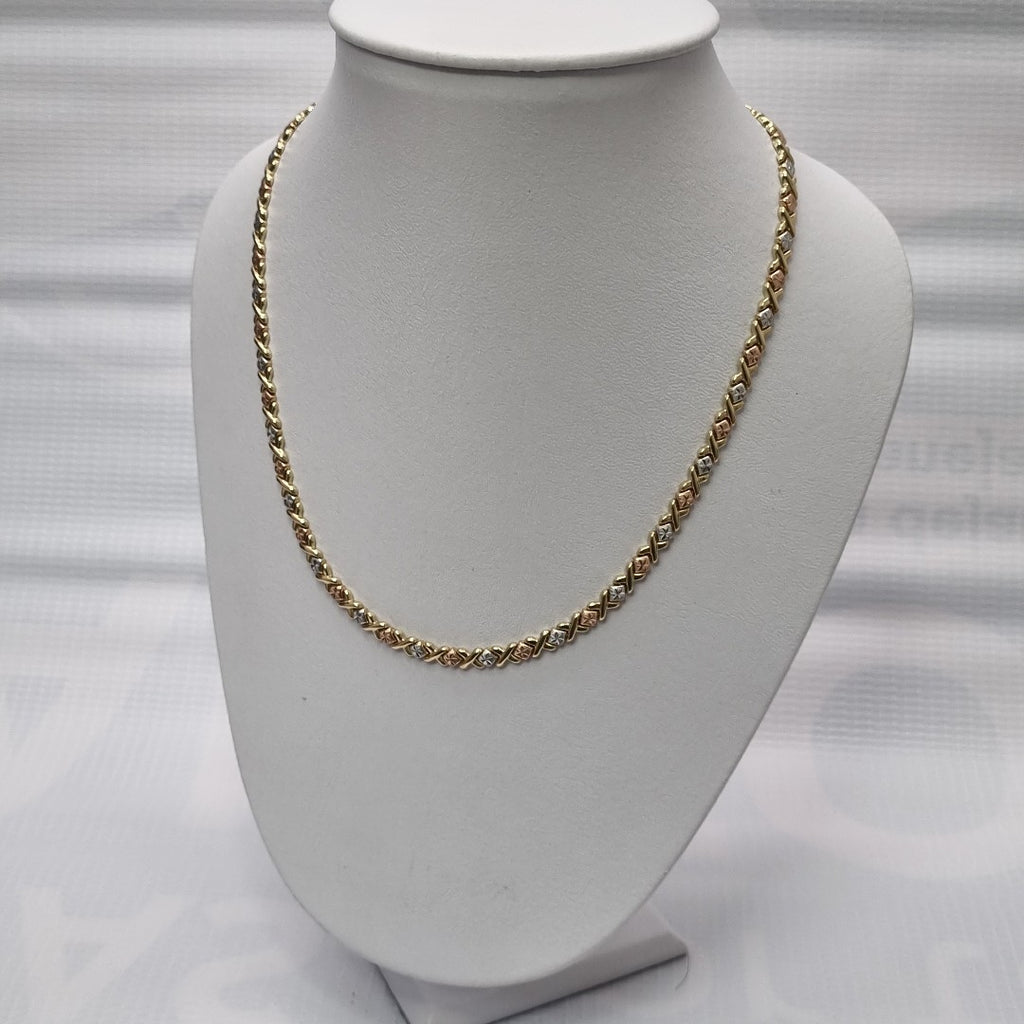 GARGANTILLAS ORO 14K 12.9 (NUEVO)