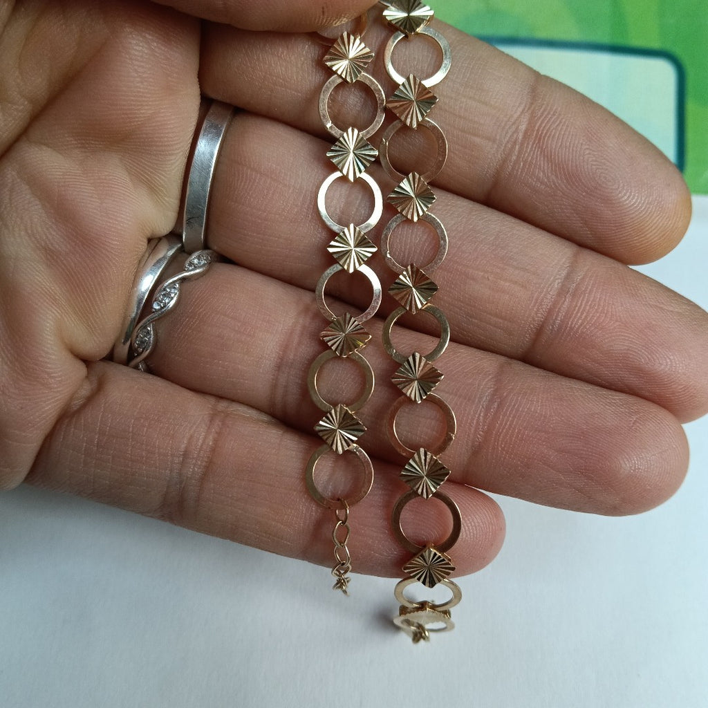 PULSERAS DAMA ORO 14K 3.7 (NUEVO)