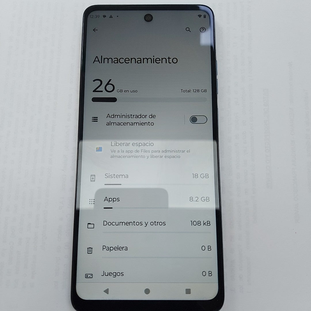 CELULAR MOTOROLA MOTO G24 POWER XT2425-2 (2024) 128 GB 4 GB RAM (SEMINUEVO)