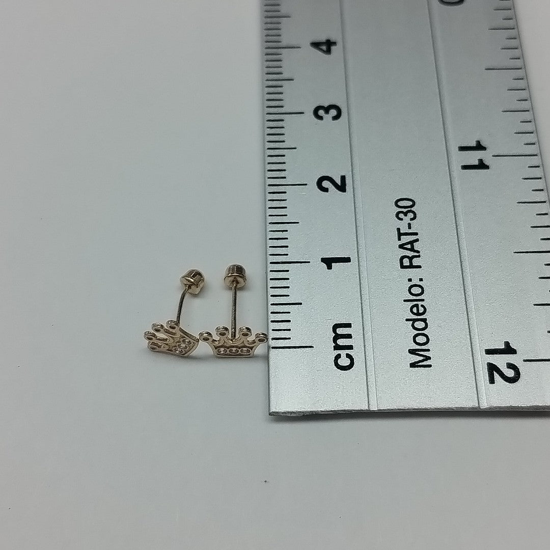 BROQUELES ORO 14K 1 (NUEVO)