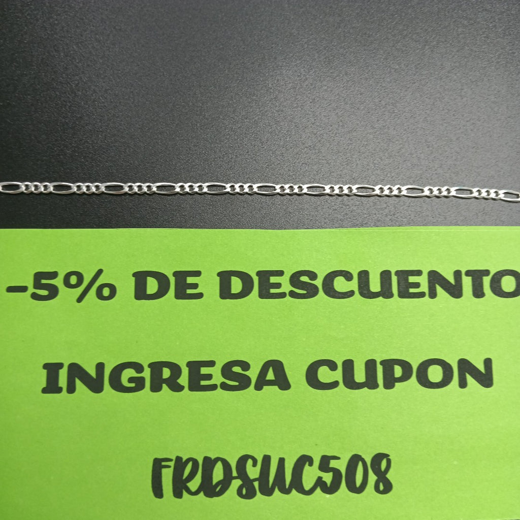 PULSERA 3X 1 PLATA .925 2.9G (NUEVO)