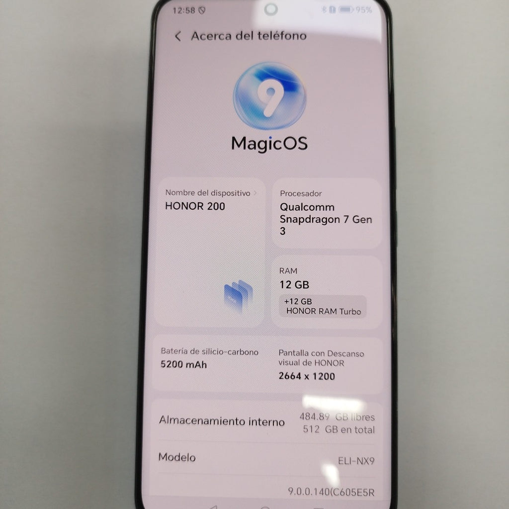 CELULAR HONOR 200 5G ELI-NX9 (2024) 512 GB 12 GB RAM