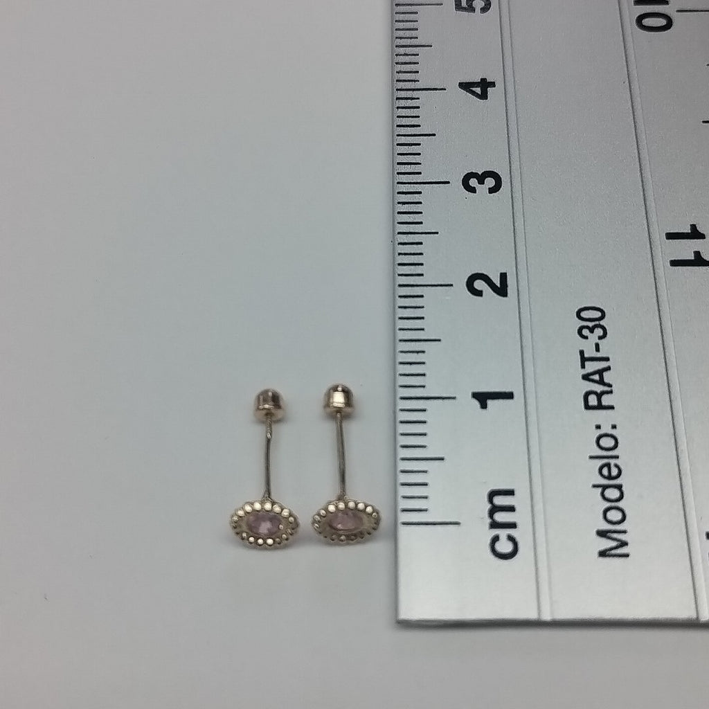 BROQUELES ORO 14K 1 (NUEVO)