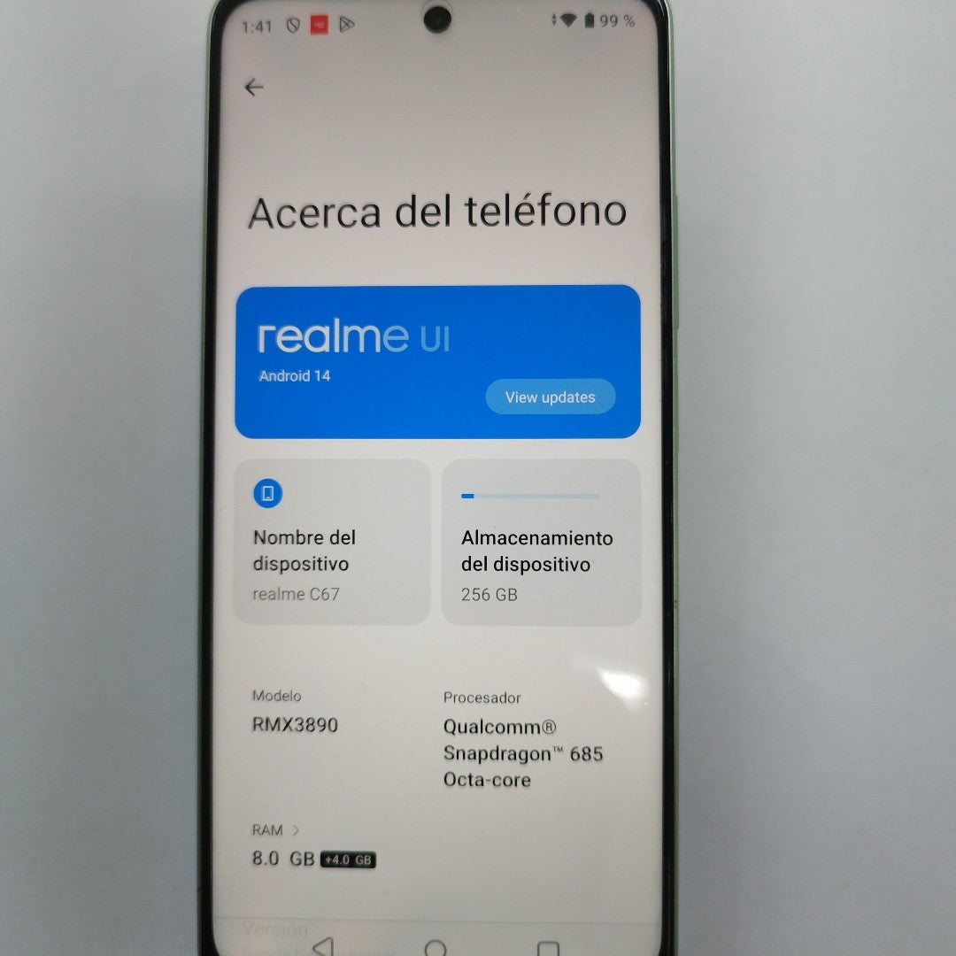 CELULAR REALME C67 RMX3890 (2023) 256 GB 8 GB RAM
