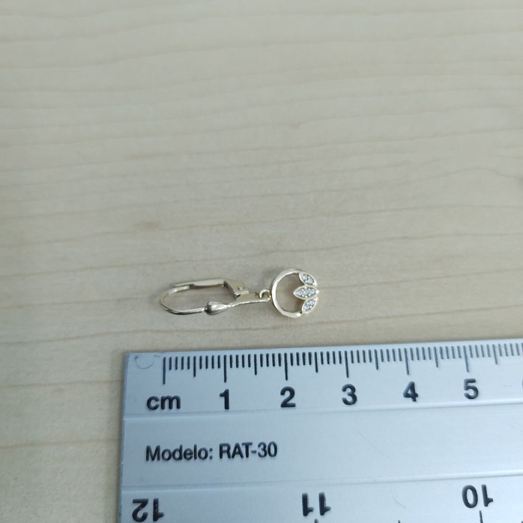 BROQUELES ORO 14K 2 (NUEVO)