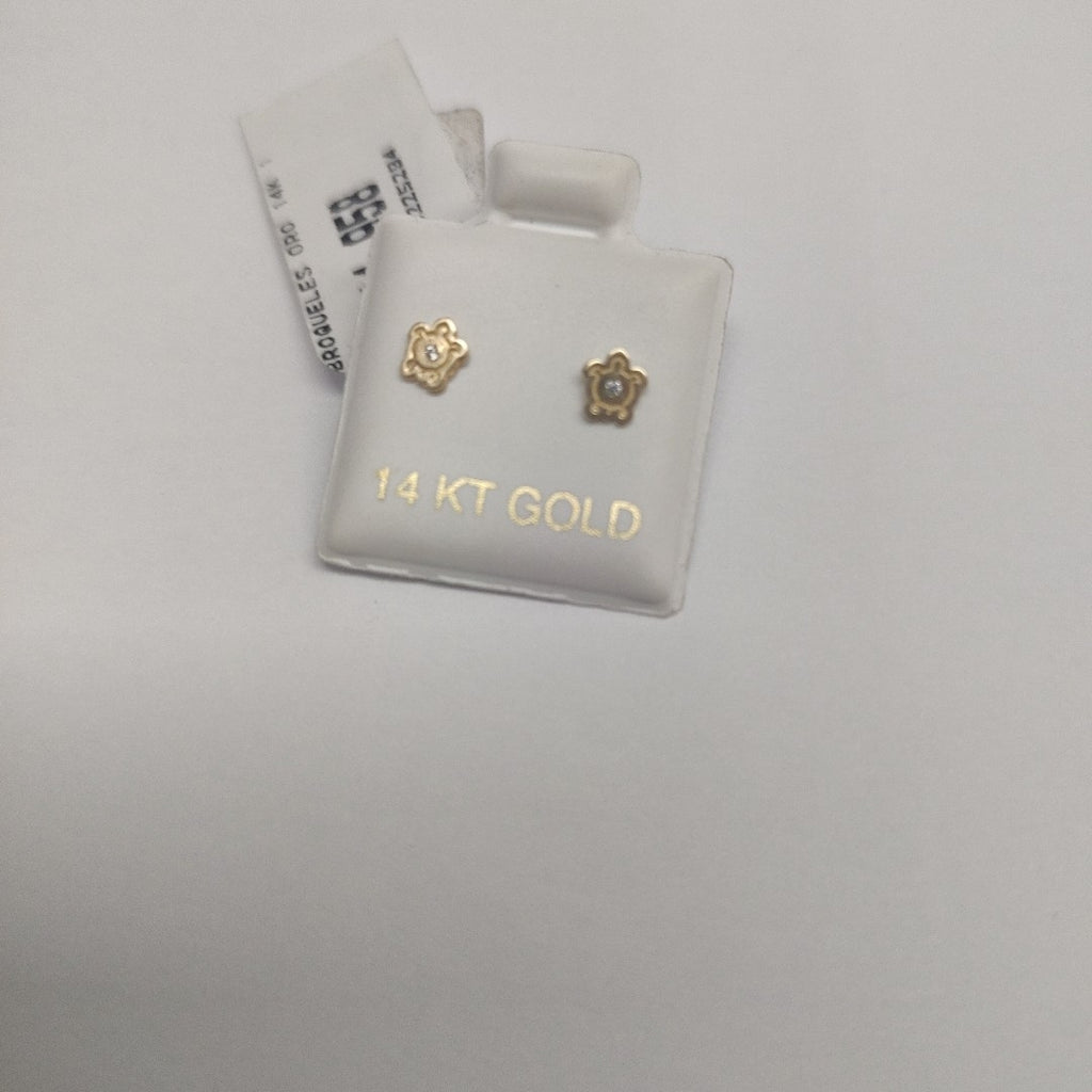 BROQUELES ORO 14K 1 (NUEVO)