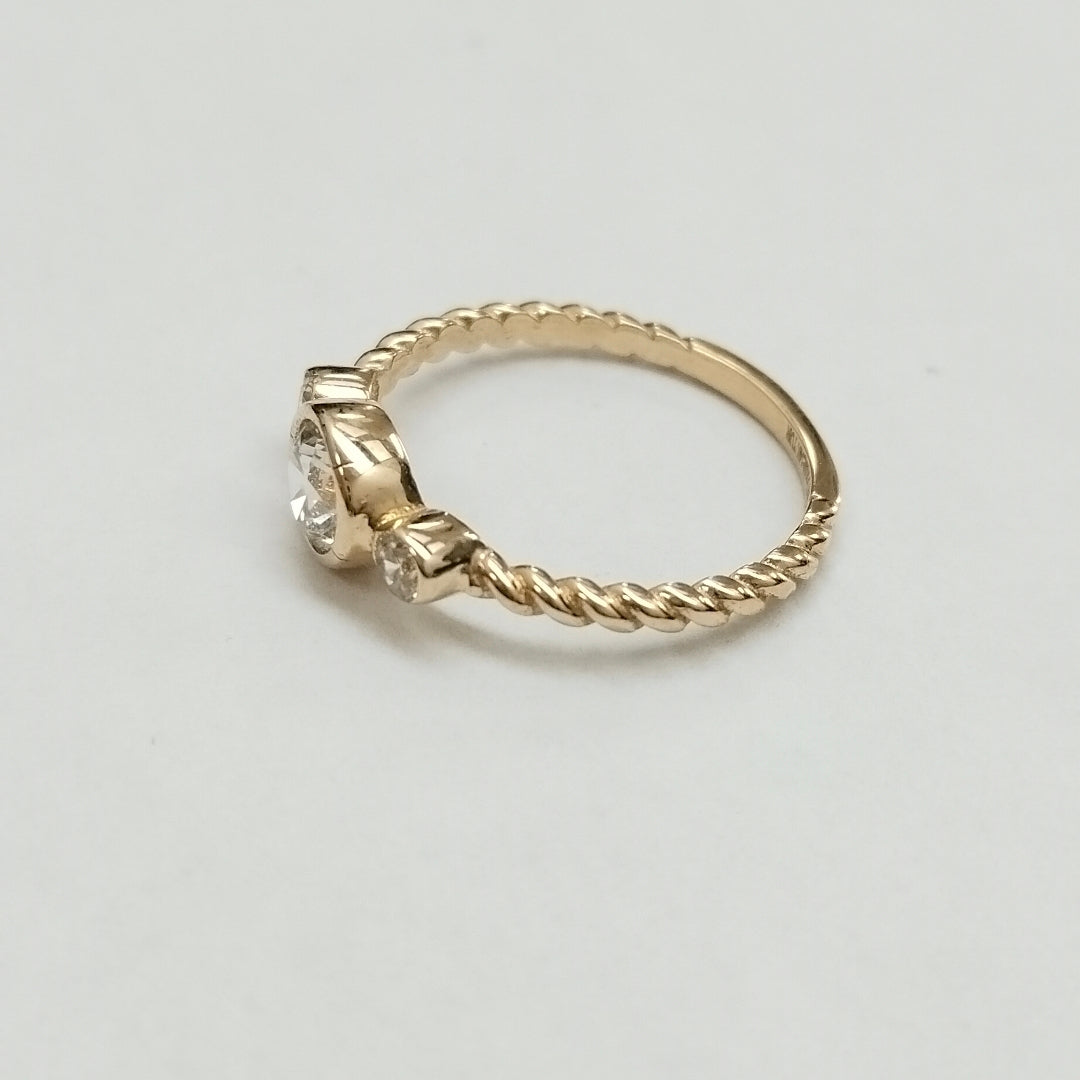 ANILLOS DAMA ORO 14K 2.1 (NUEVO)