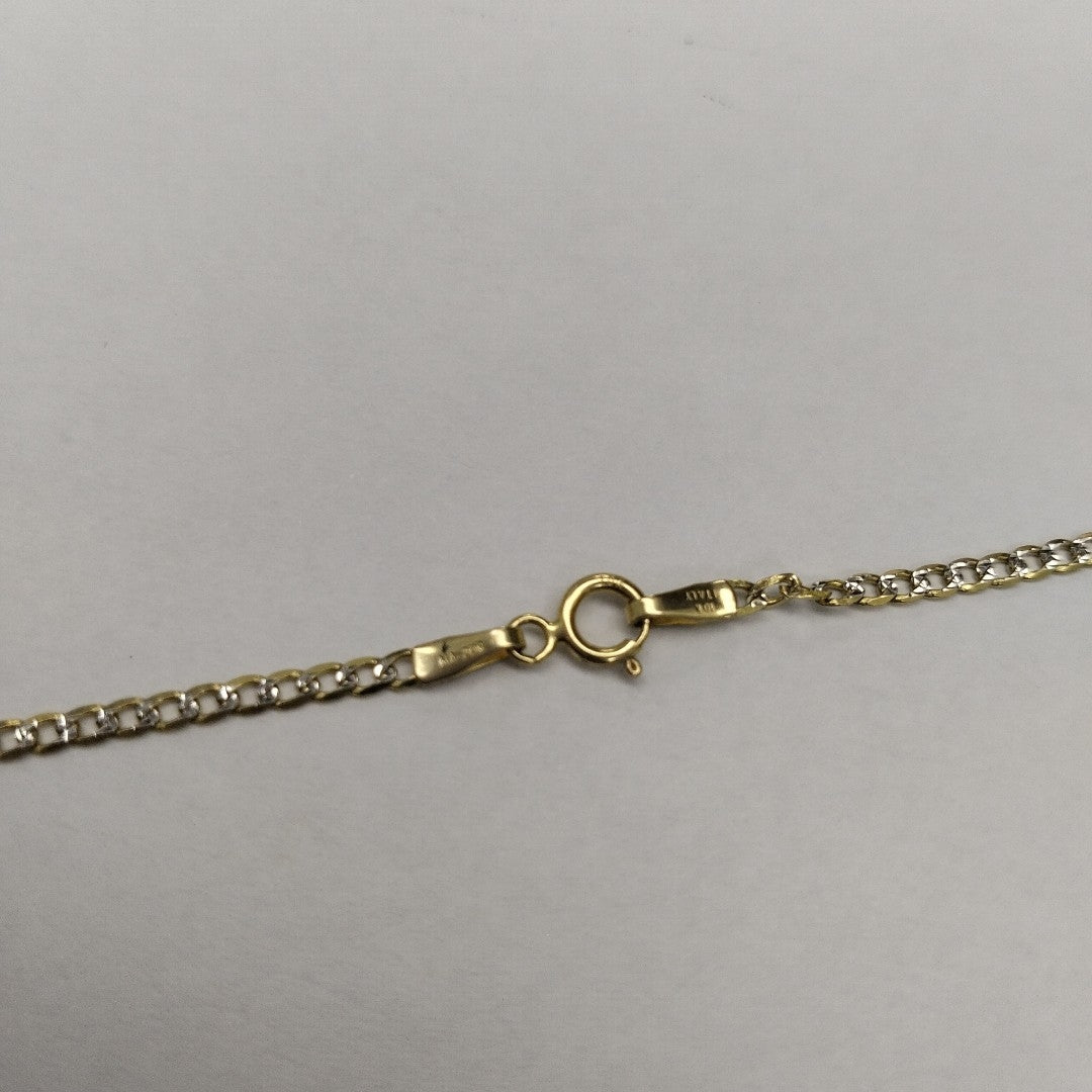 CADENAS BARBADA DIAMANTADA ORO 10K 2.8 (NUEVO)