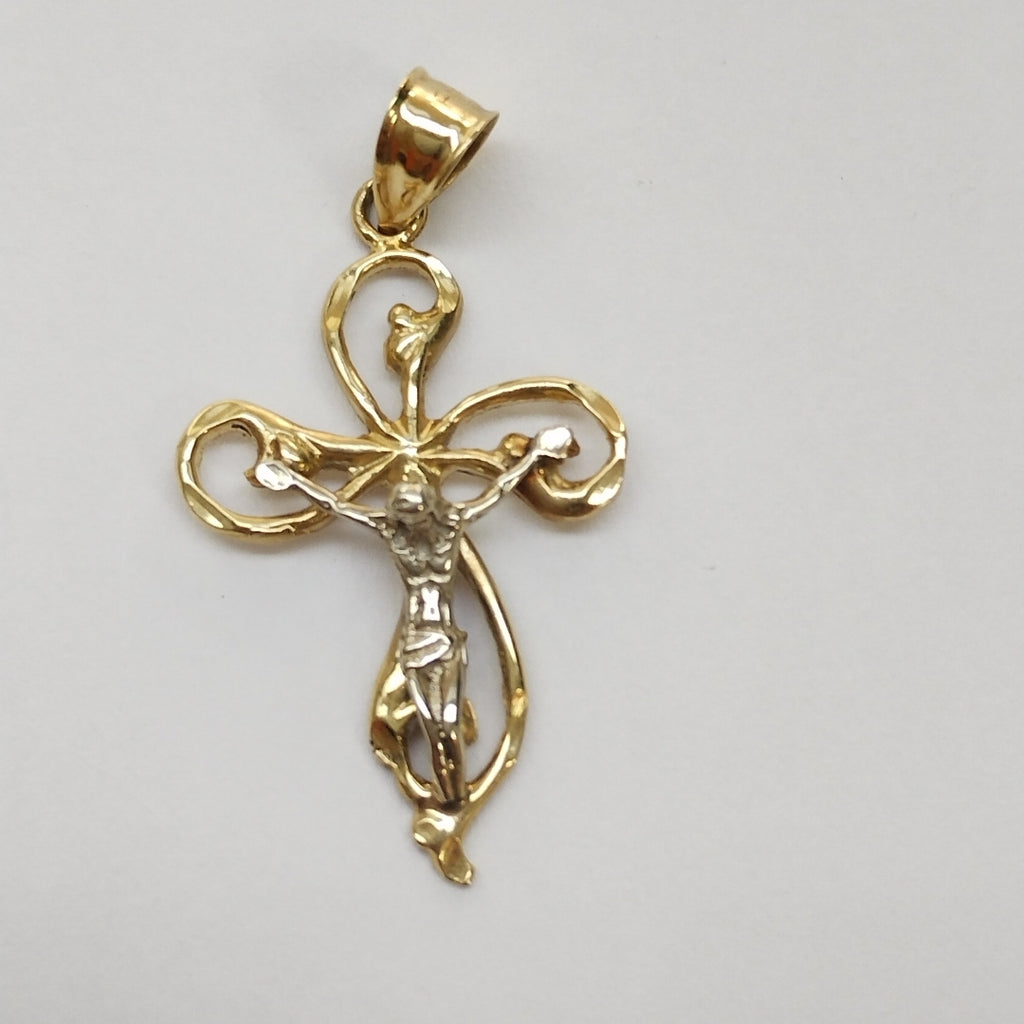 CRUCIFIJO. ORO. 14 K 2.7 GRMS (SEMINUEVO)