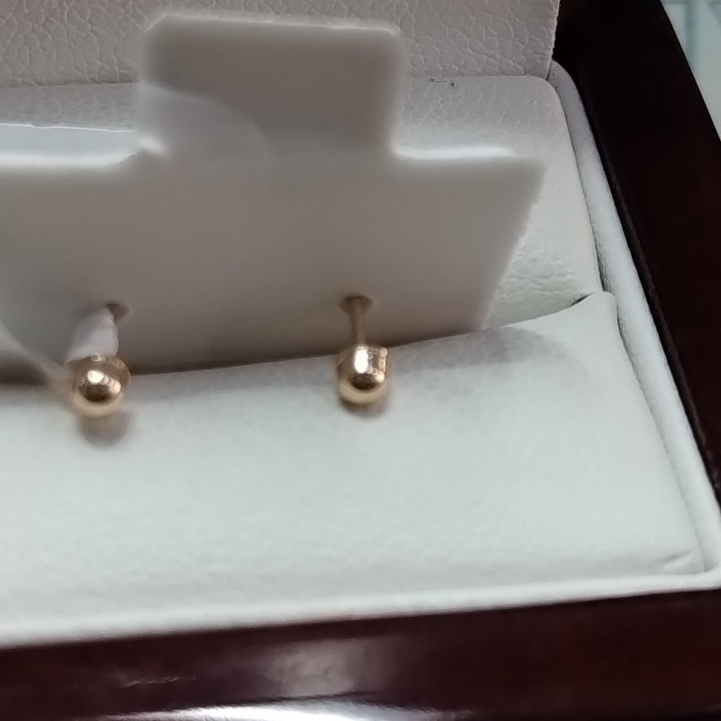 BROQUELES ORO 14K 1 (NUEVO)