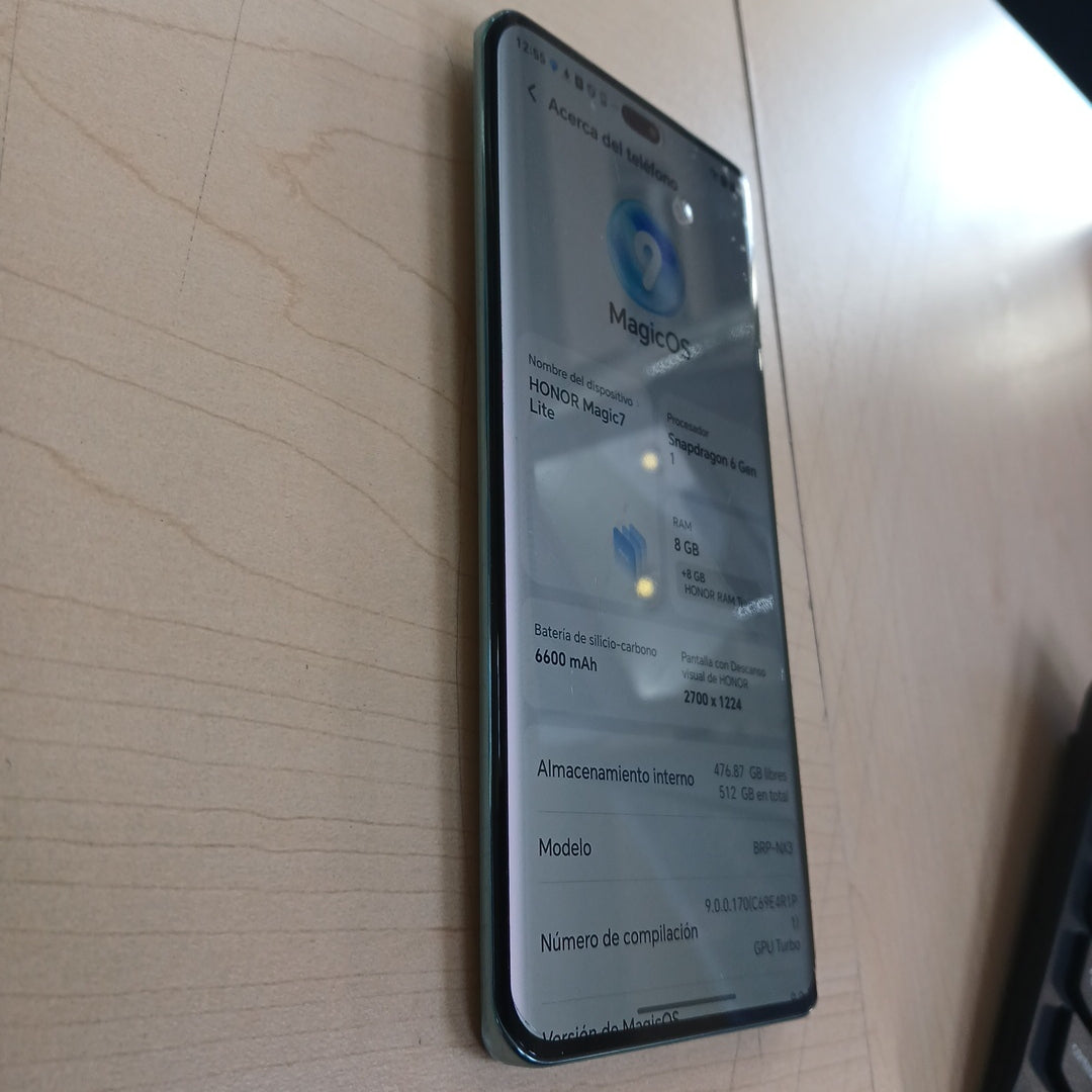 CELULAR HONOR MAGIC 7 LITE BRP-NX3 (2025) 512 GB 8 GB RAM (SEMINUEVO)