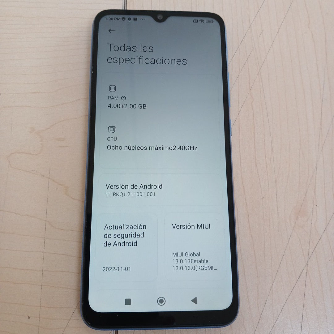 CELULAR XIAOMI REDMI 10C 220333QL 128 GB 4 GB RAM (SEMINUEVO)