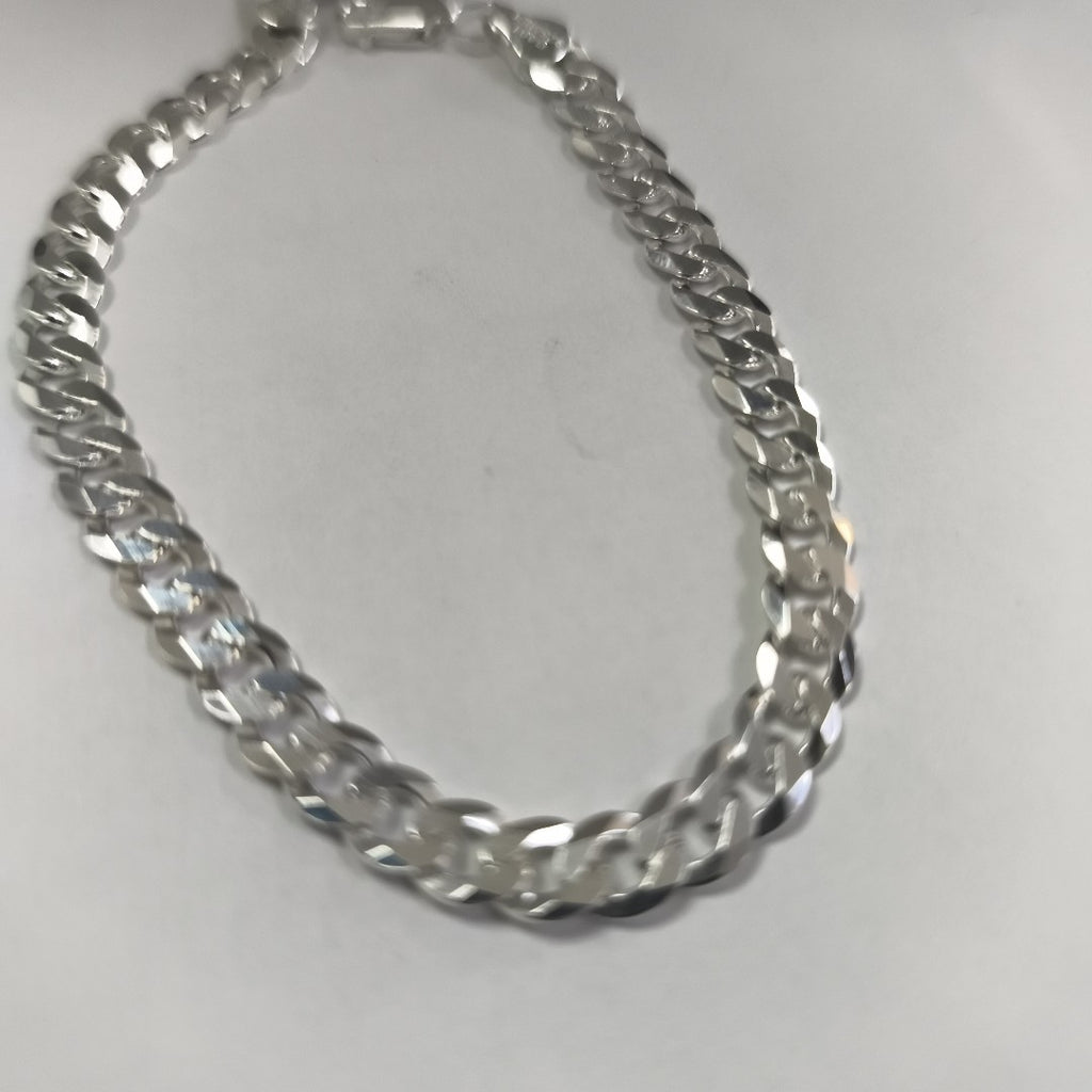 PULSERA BARBADA PLATA .925 10.5G (NUEVO)