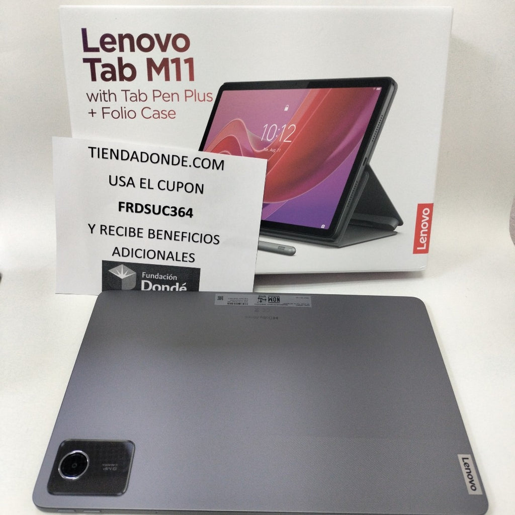TABLETA LENOVO TAB M11 TB330FU (2024) 128 GB 8 GB RAM (SEMINUEVO)