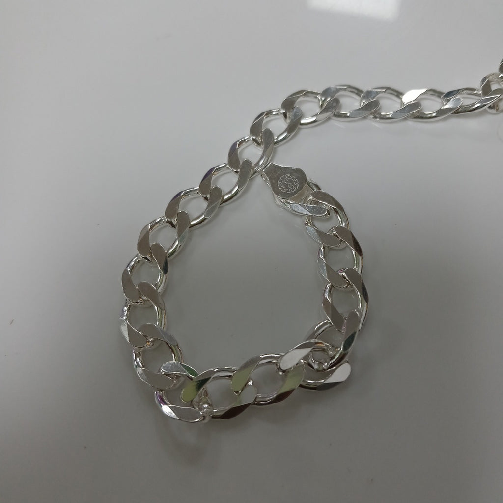 PULSERA BARBADA PLATA .925 19G (NUEVO)